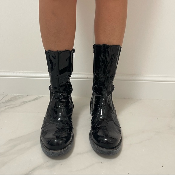 Black patent boots - Picture 4 of 6
